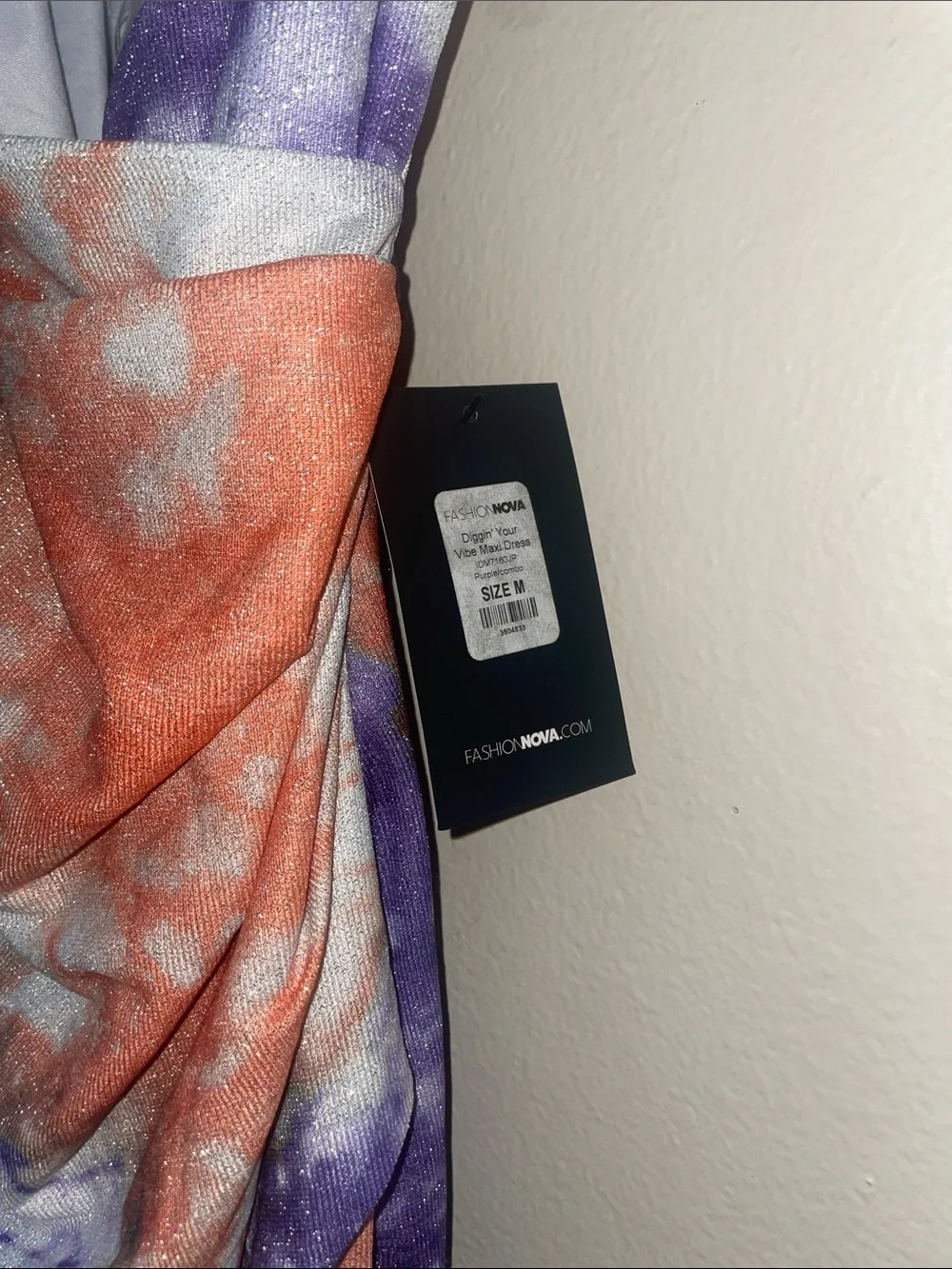 Fashion Nova “Diggin’ Your Vibe” Maxi Dress Size M - Picture 7 of 8